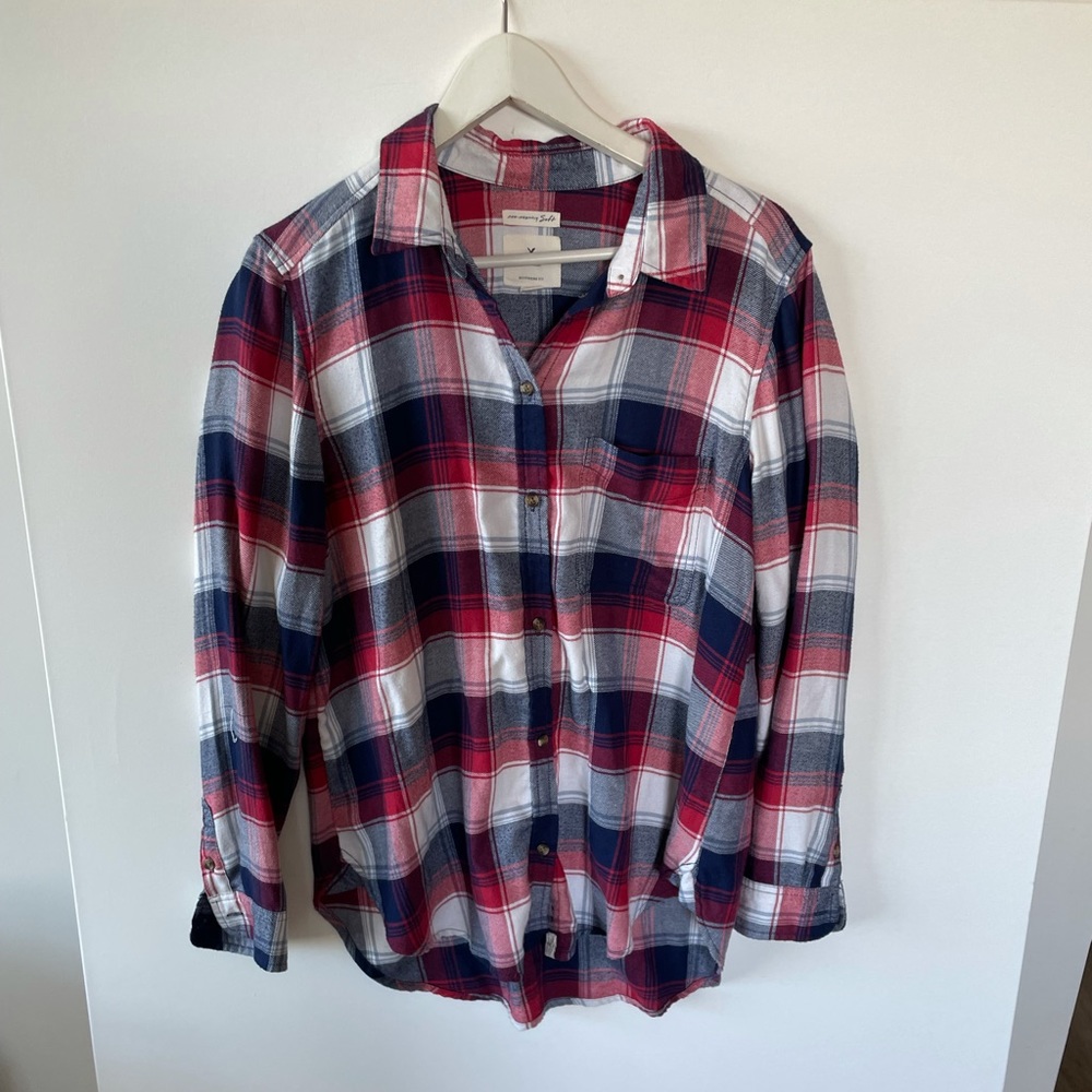 American Eagle Amazingly soft boyfriend fit flannel